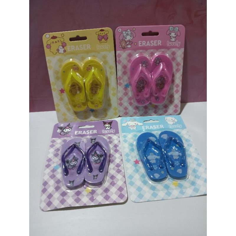 

penghapus Sanrio bentuk sendal