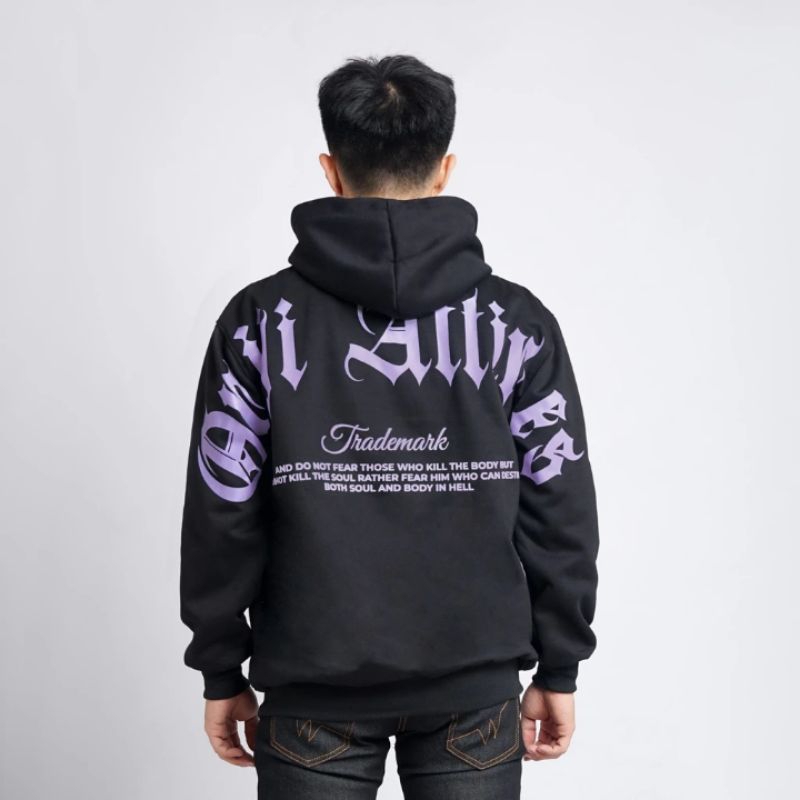 HOODIE ORIJI ATTIRES Bahan Fleece 280 GSM Tebal_Hoodie Pria dan Wanita Unisex