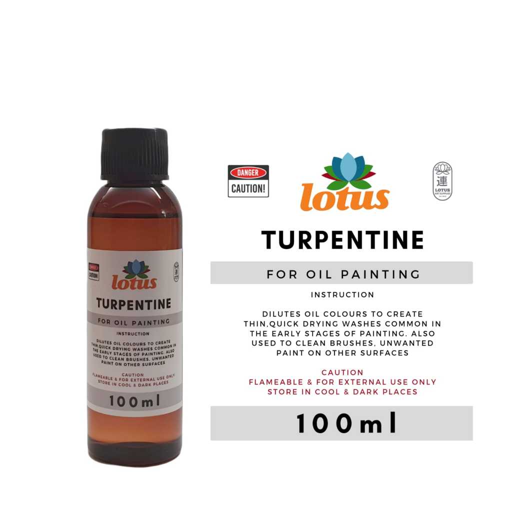 

BH01 Lotus Tuentine Oil Paints Thinner Brush Wash Liquid