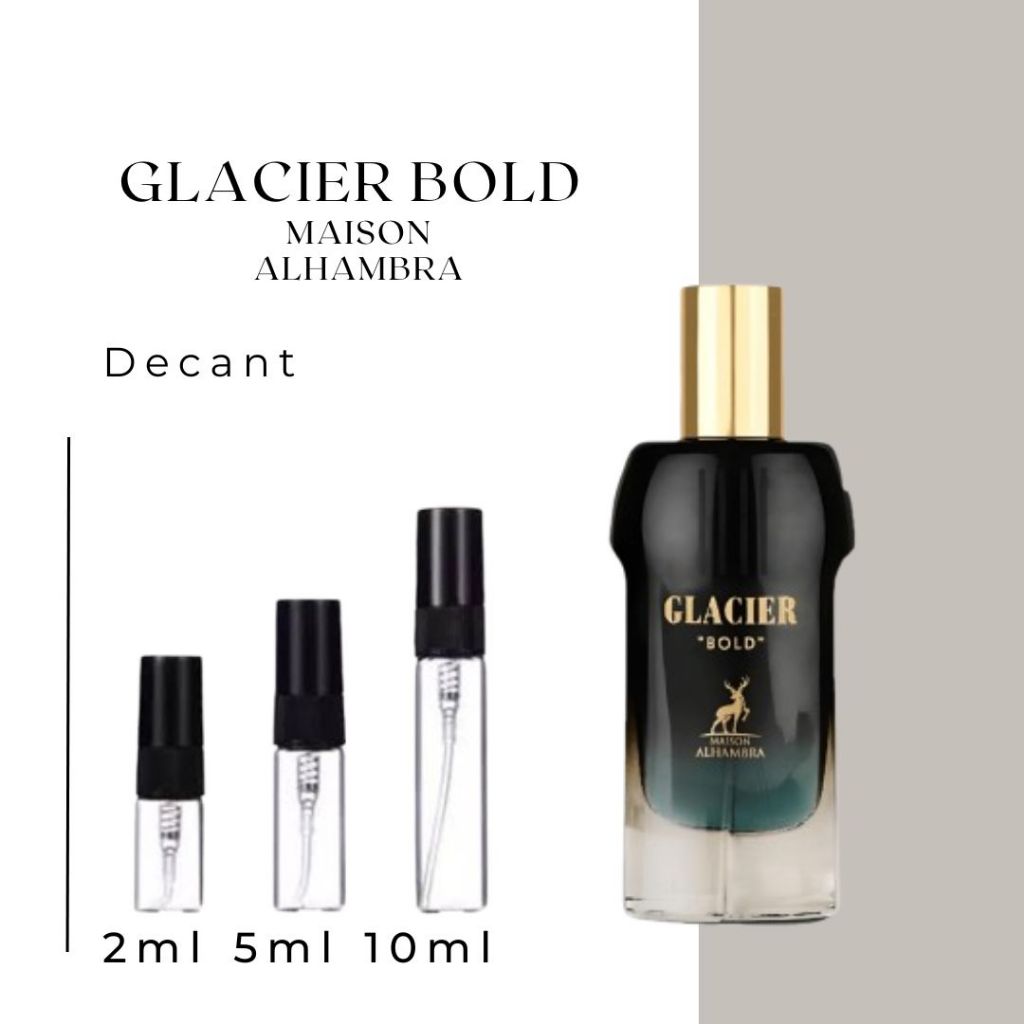 Decant 2ml 5ml 10ml GLACIER BOLD Maison Al Hambra