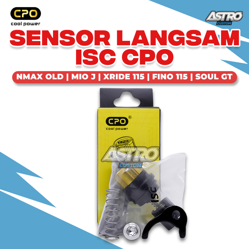 ISC Manual CPO Nmax OLD Mio J Fino GT X-Ride 115 Cool Power Integrated Speed Control Idle Air Screw