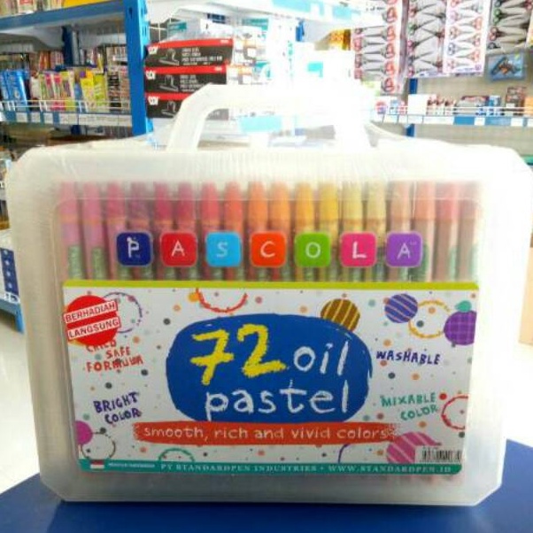 

KODE E82J Crayon Pasla Oil Pastel 72 warna