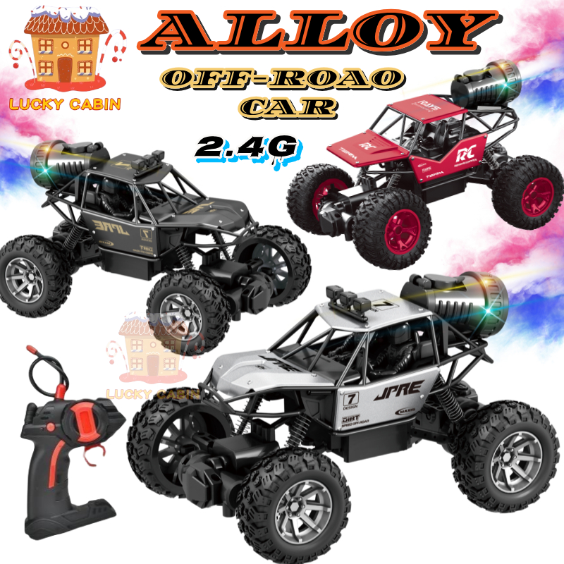 Lucky Cabin Alloy Buggy / mobil remote control semprotan ringan / mobil panjat tebing berkecepatan t
