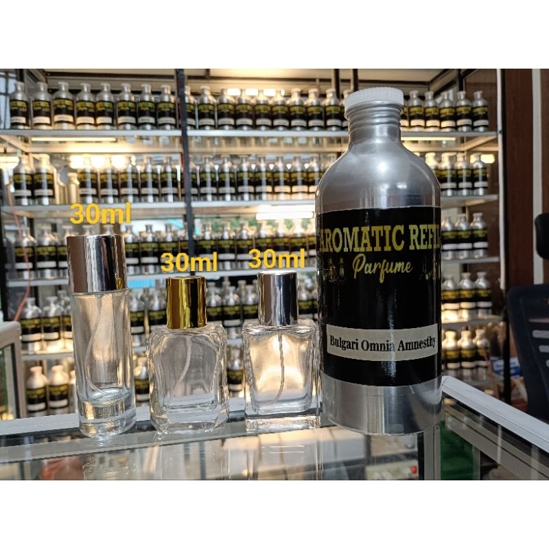 Bulgari Omnia Amnesthy - Parfum Refill Bibit Murni 30ml Berkualitas Pria dan Wanita Ketahanan 12 jam