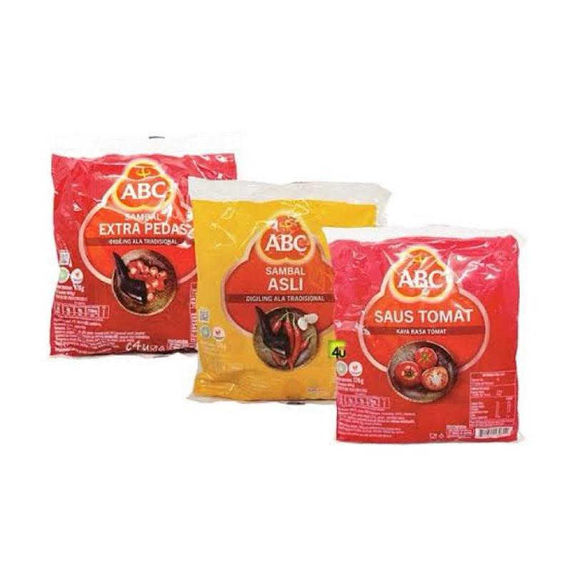 

ABC Sambel Sachet Isi -+ 22 Pcs