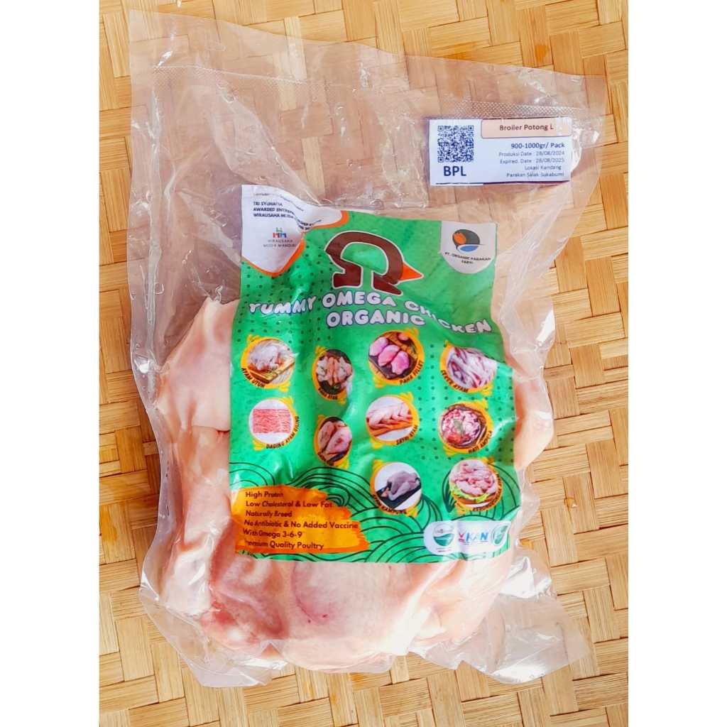 

Yummy Omega Chicken Ayam Potong Broiler 900gr.