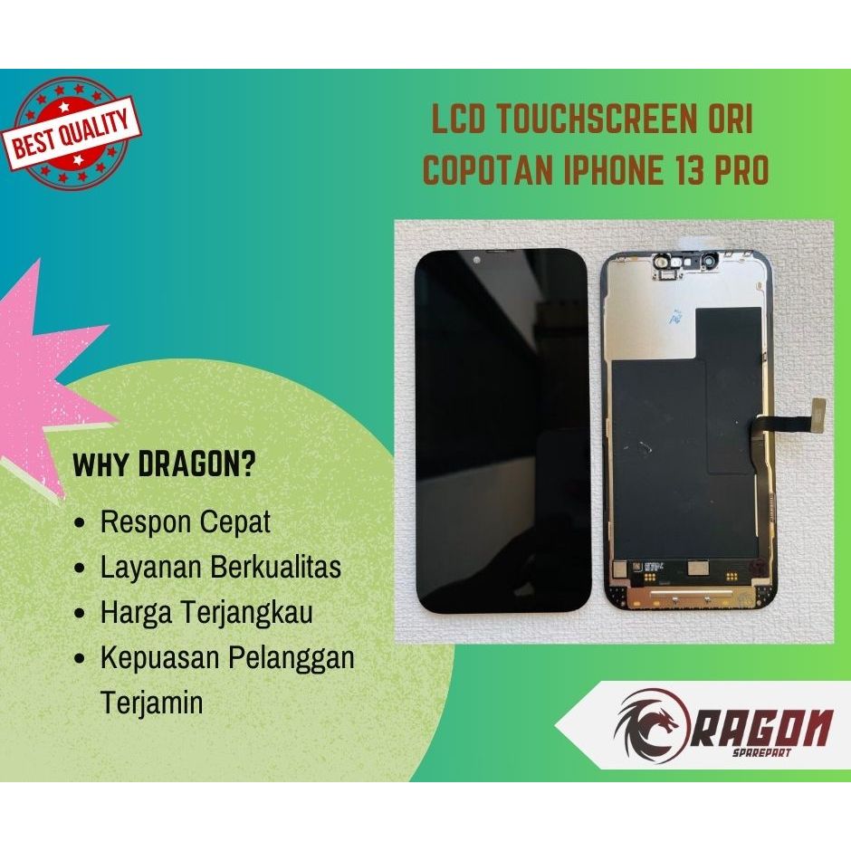 LCD Touchscreen iPhone 13 Pro/13 Pro Max  Ori Copotan Bergaransi