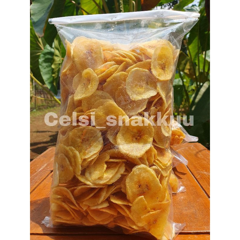 

KERIPIK PISANG ASIN GURIH RENYAH 1kg packing aman