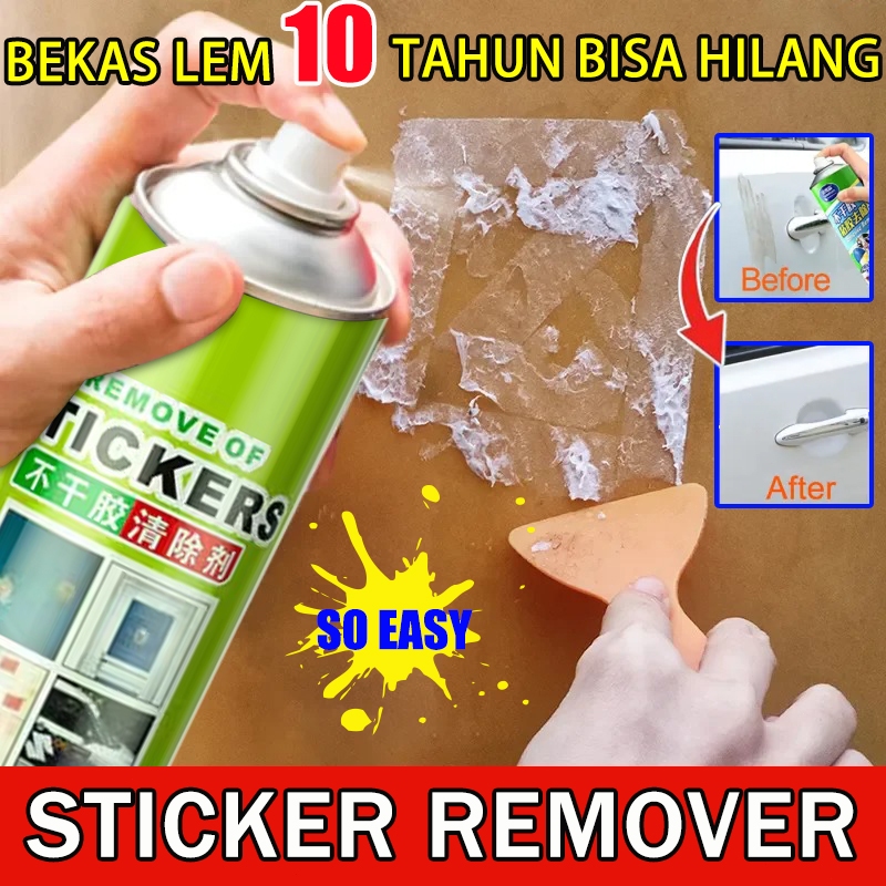 PROMOSticker Remover Penghilang Bekas Lem Motor Stiker Motor Stiker Remover Spray 260Ml Pembersih Be