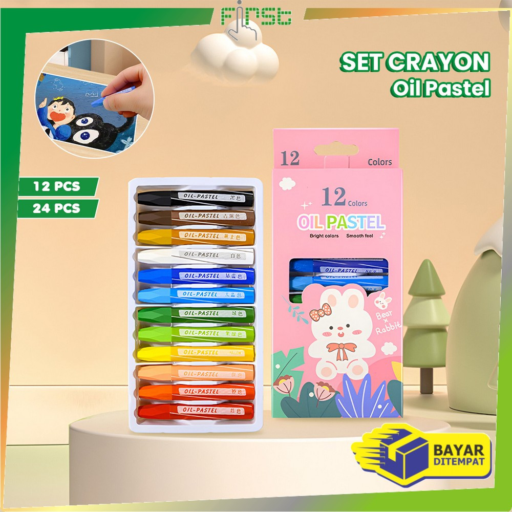 

FH-A99 Crayon Oil Pastel Isi 12 dan 24 Warna Motif Kartun Perlengkapan Mewarnai Anak / Set Krayon Pigmentasi Tinggi Aman Untuk Anak