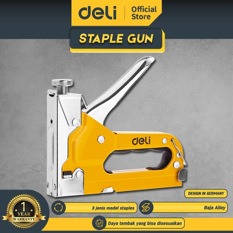 Deli Staple Gun Sets 4 Pcs / Deli Staples Gun Set 4 Pcs EDL238104