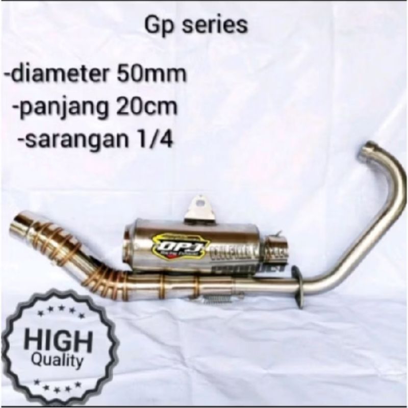 knalpot Racing dpj gp1buat motor pnp cb gl mp