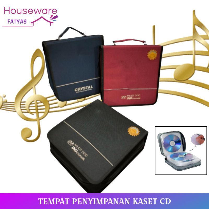 CD Bag Tas Dompet CD DVD Tempat Penyimpanan Kaset CD Murah