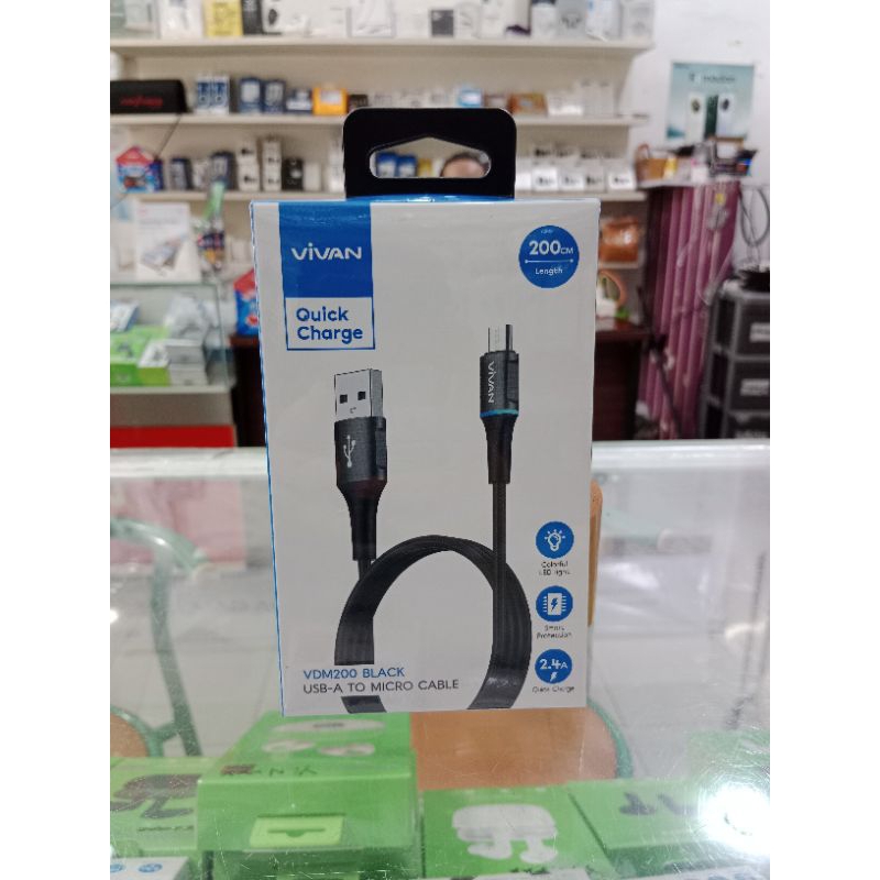 usb A to micro cable vdm200 vivan