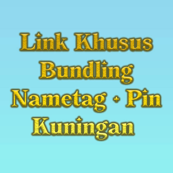 

Nametag & Pin Bundling Kuningan BazzArt I Name Tag Resin I Nametag Kuningan