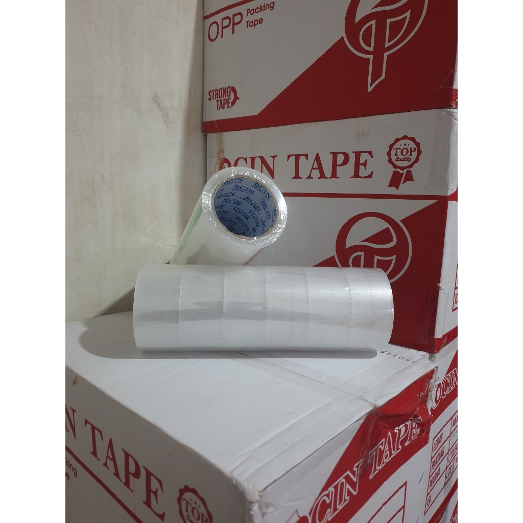 

lakban 48mmX100 yard bening dan coklat harga untuk 6 pcs nawa tape/Ocin Tape