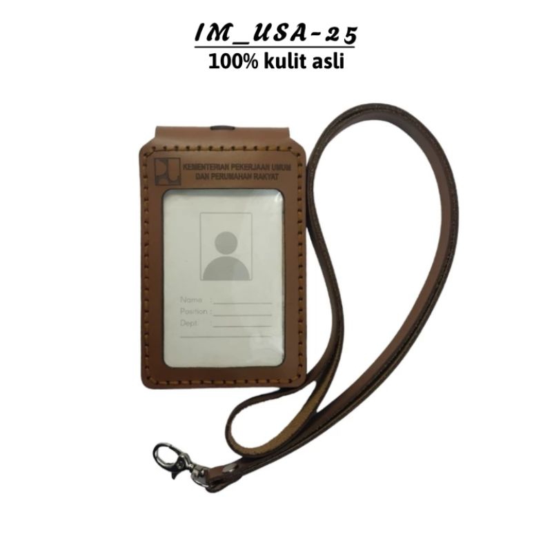 

Gantungan Name Tag | Tempat ID Card Holder Kulit + Lanyard Custom Free Desain & Grafir | Lanyard custom | Lanyard Kulit | Gantungan ID Card Custom Nama | Name Tag custom nama | Name tag Kulit || name tag custom