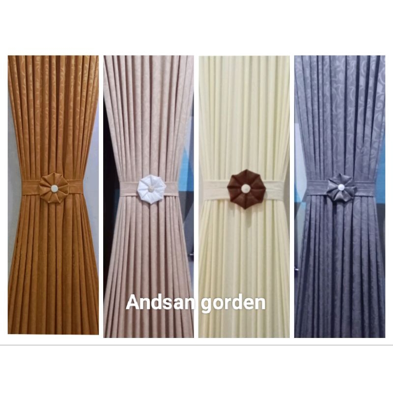 Gorden kupu-kupu aesthetic bahan tebal gorden jendela minimalis