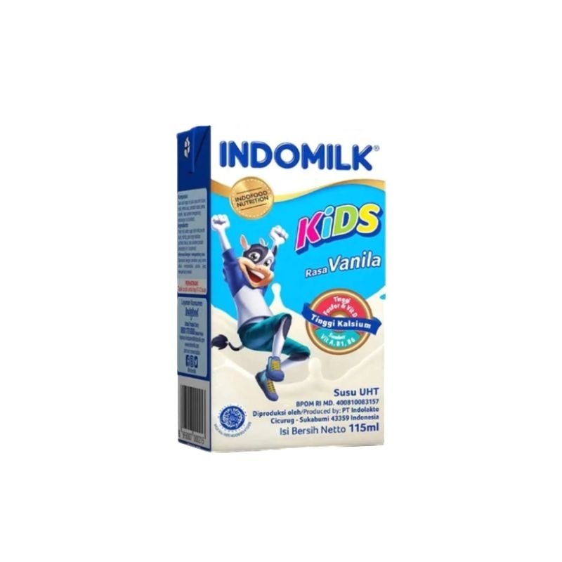 

Indomilk Susu Cair Uht Kids Vanilla 115Ml