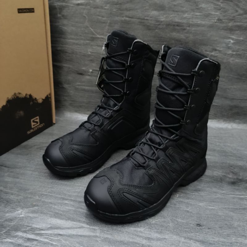 Sepatu BOOTS Salomon Hitam 8 Inc / Sepatu PDL Salomon Hitam / Sepatu Salomon Hitam