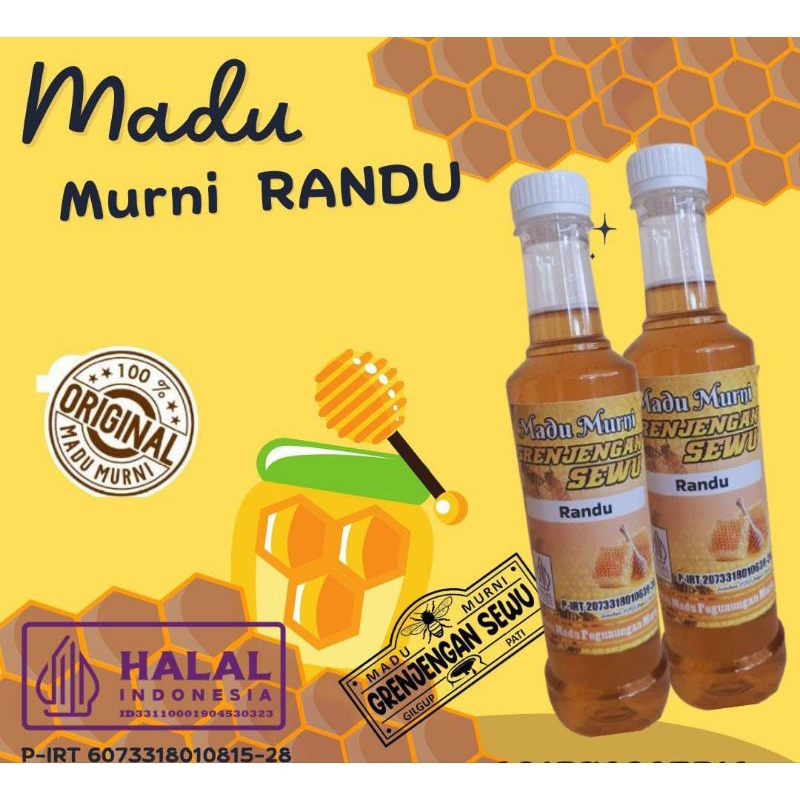

MADU MURNI HUTAN RANDU 500 gam