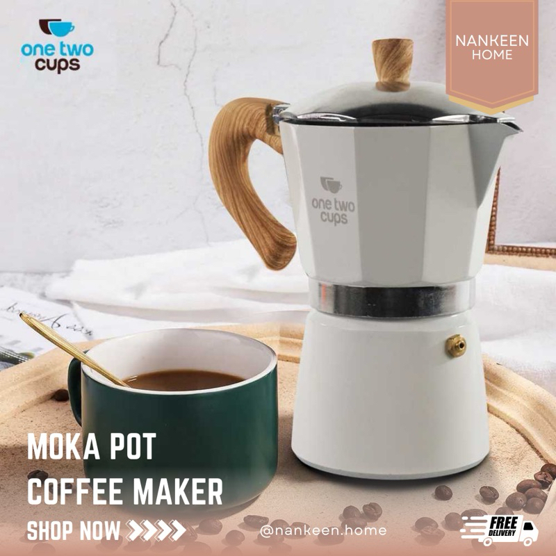 nankeen shop - Coffee Maker/Espresso Maker/Coffee Maker Hitam Estetik/Coffee Maker Putih