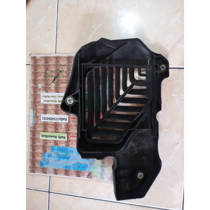 cover radiator vario 160 ori copotan motor asli