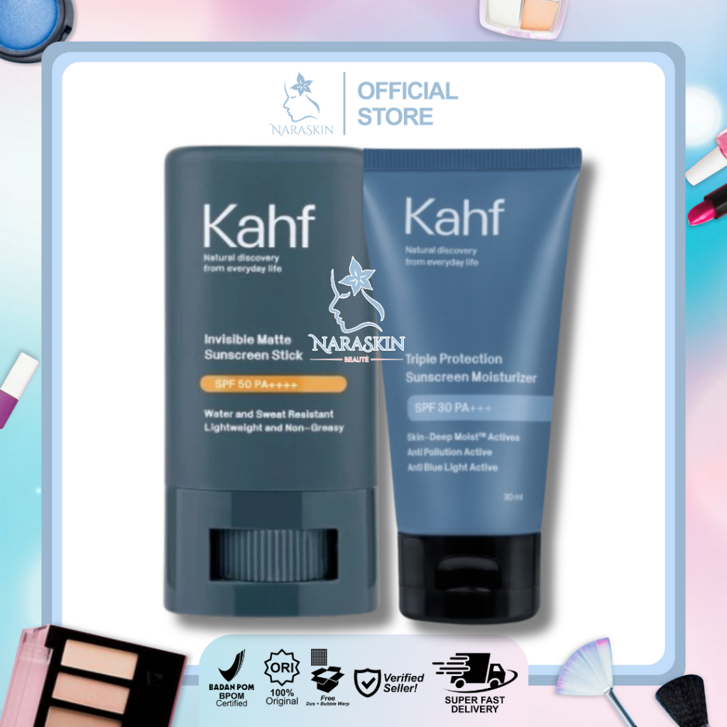 Kahf Triple Protection Sunscreen Moisturizer SPF 30 PA+++  | Invisible Matte Sunscreen Stick SPF 50 