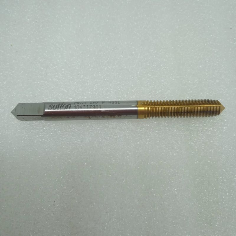 Tap M6×1 Roll  HSS E roll tap M6×1 coating Tap Baut kunci 10