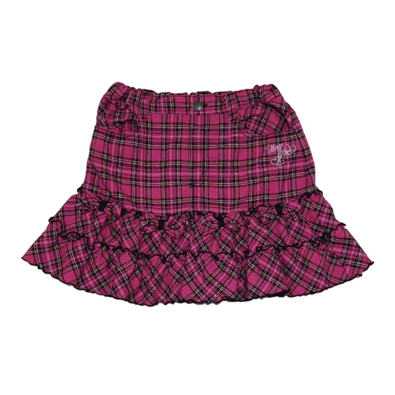 Mezzo Piano Pink Plaid Mini Skirt [PRELOVED]