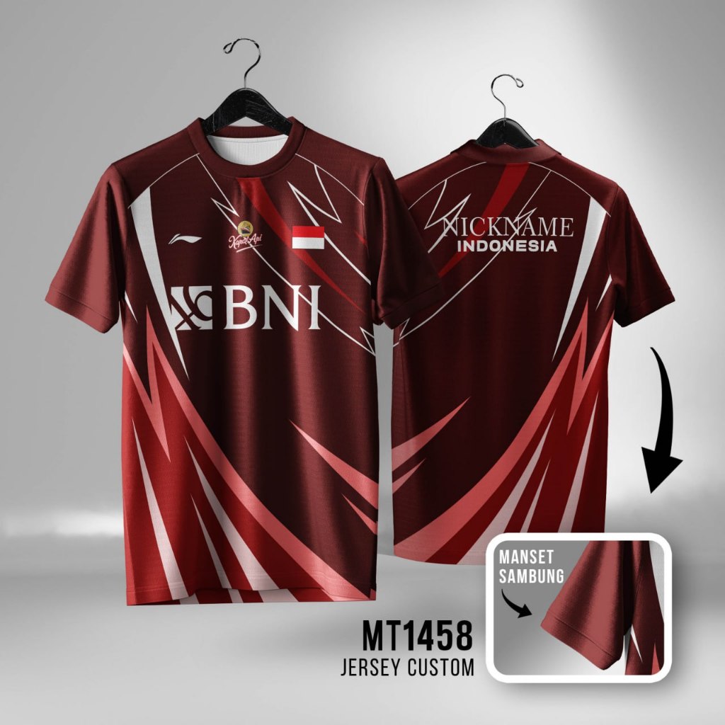 Jersey Badminton Indonesia Desain Baru BNI Kapalapi 1