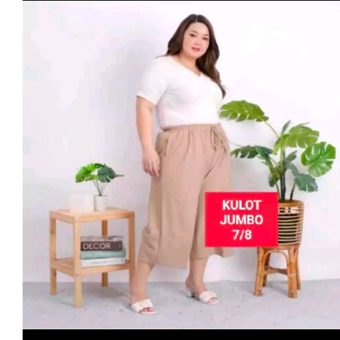 CELANA KULOT PENDEK WANITA SUPER JUMBO BB 100KG