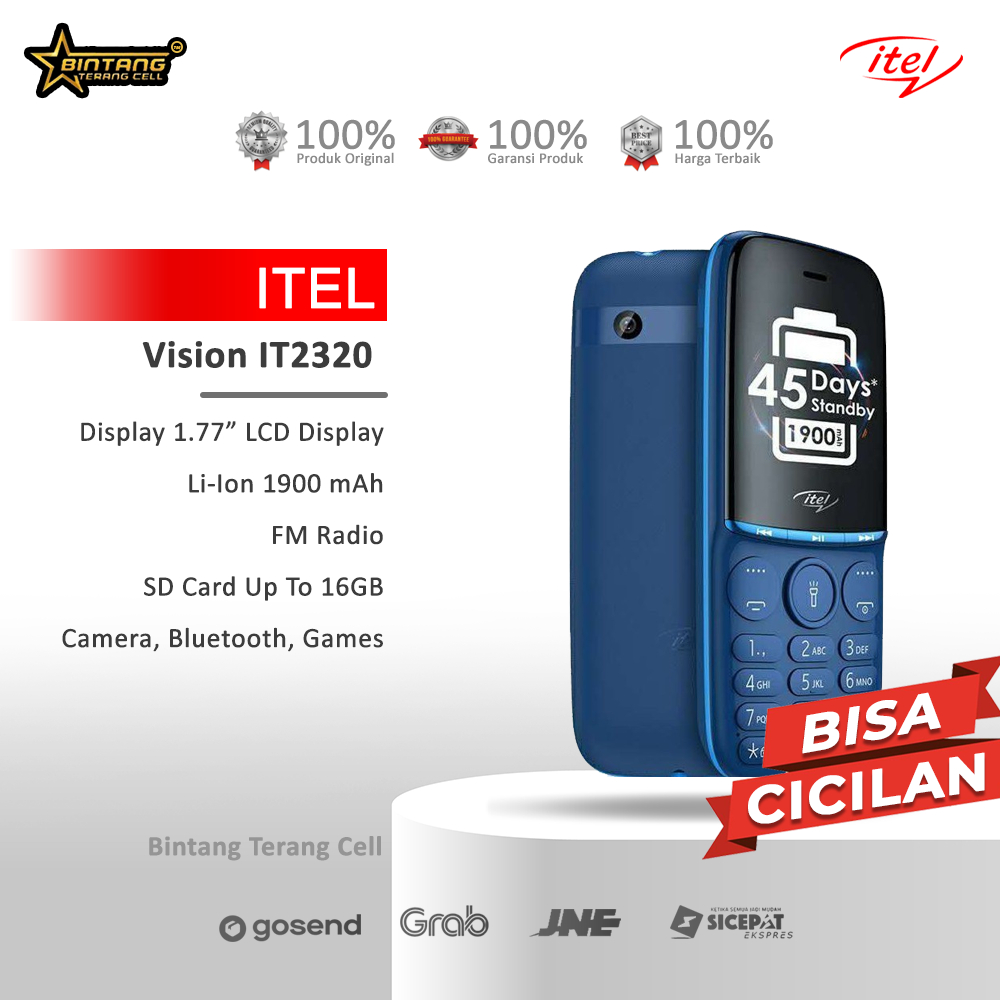 Itel Vision IT2320 Classic Phone Bergaransi Resmi