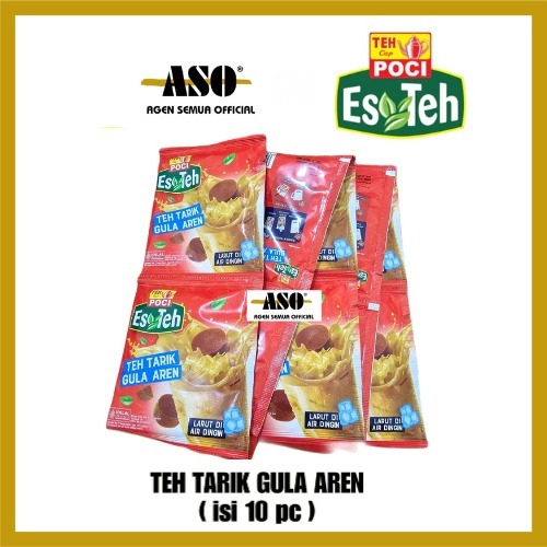 

TEH TARIK GULA AREN TEH CAP POCI 25gr RENCENG (ISI 10) PROMO !!!