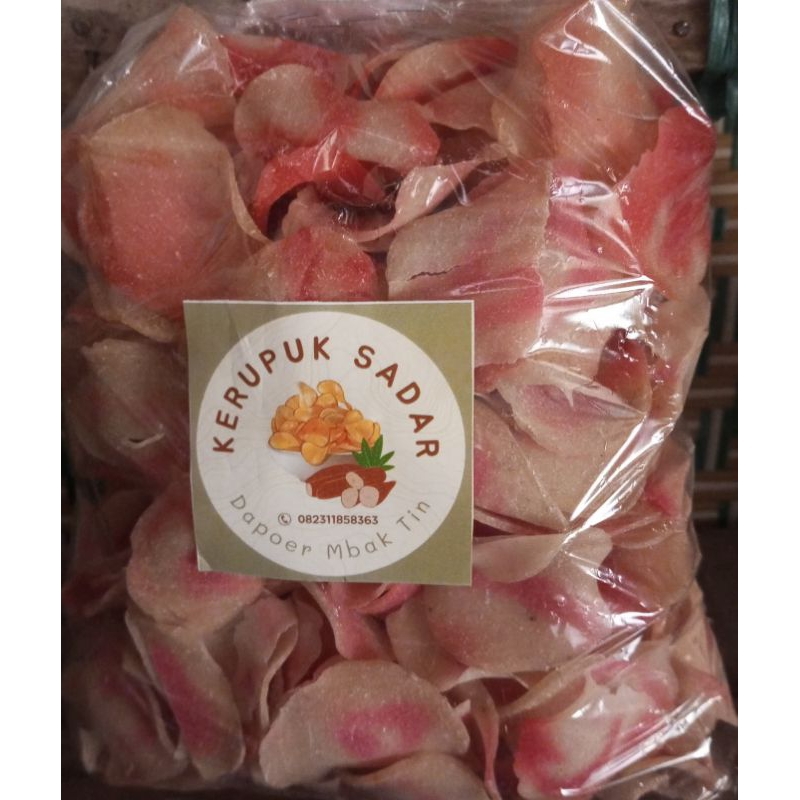 

kerupuk singkong /mentah,siap digoreng,khas: Grobogan