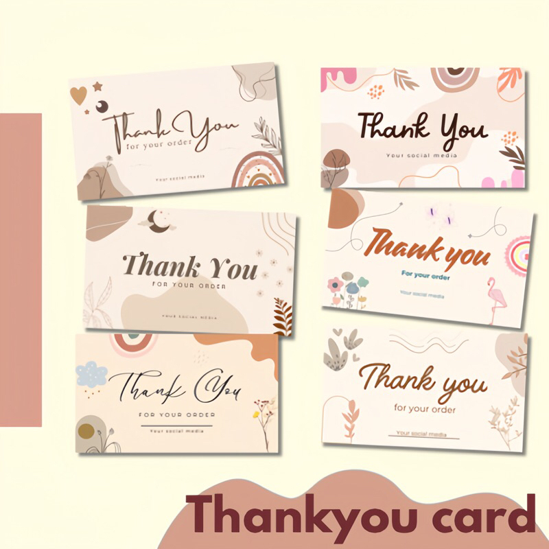 

55 PCS THANK YOU CARD AESTHETIC COSTUM 1 SISI TC 13-21 BY. YUNISTW|| THANKYOU CARD || KARTU UCAPAN || KARTU UCAPAN COSTUM || KARTU STIKER || STIKER UCAPAN || STIKER UCAPAN TERIMAKASIH || KARTU UCAPAN TERIMAKASIH || KARTU UCAPAN KOSONG || THANK YOU CARD.