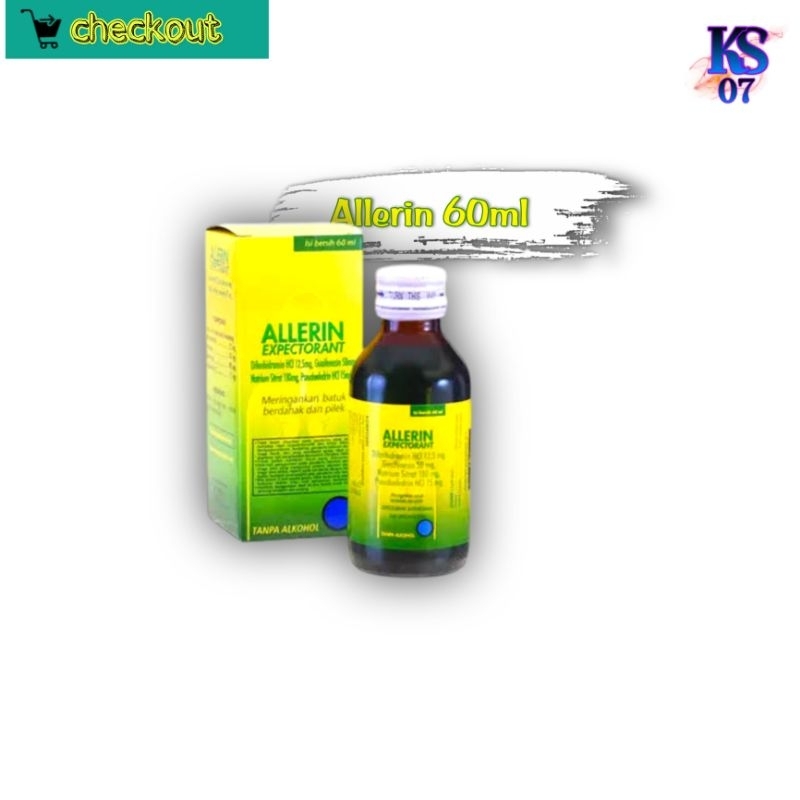 Allerin Expectorant Syrup 60ml / Allerin