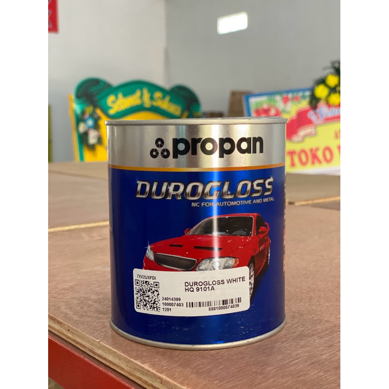 Cat Duco Propan Durogloss White HQ (High Quality)/ Cat Kayu dan Besi Warna Putih Kilap High Quality/