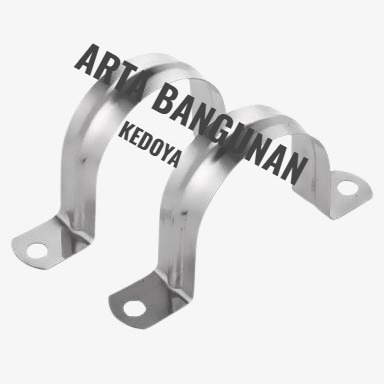 Klem Pipa / Klem Plat Omega Stainless