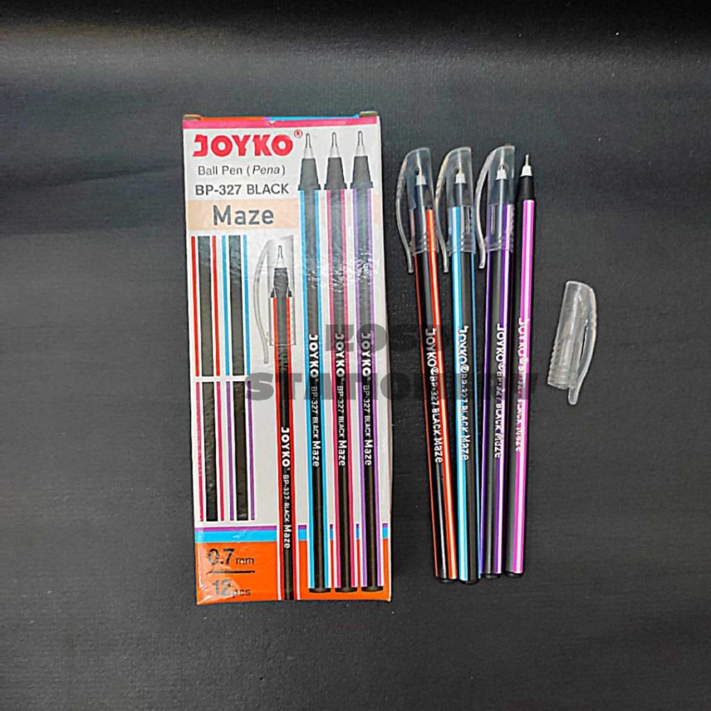 

BOLPEN / BALLPOINT / PULPEN / POLPEN JOYKO MAZE BP 327 HITAM