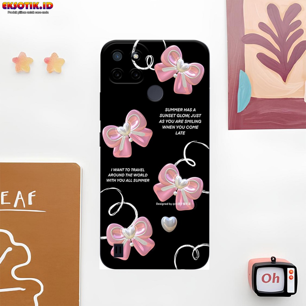 Case Realme C21Y C25Y - Casing Realme C21Y C25Y - Fashion Case - Silikon Realme C21Y C25Y  - Motif K