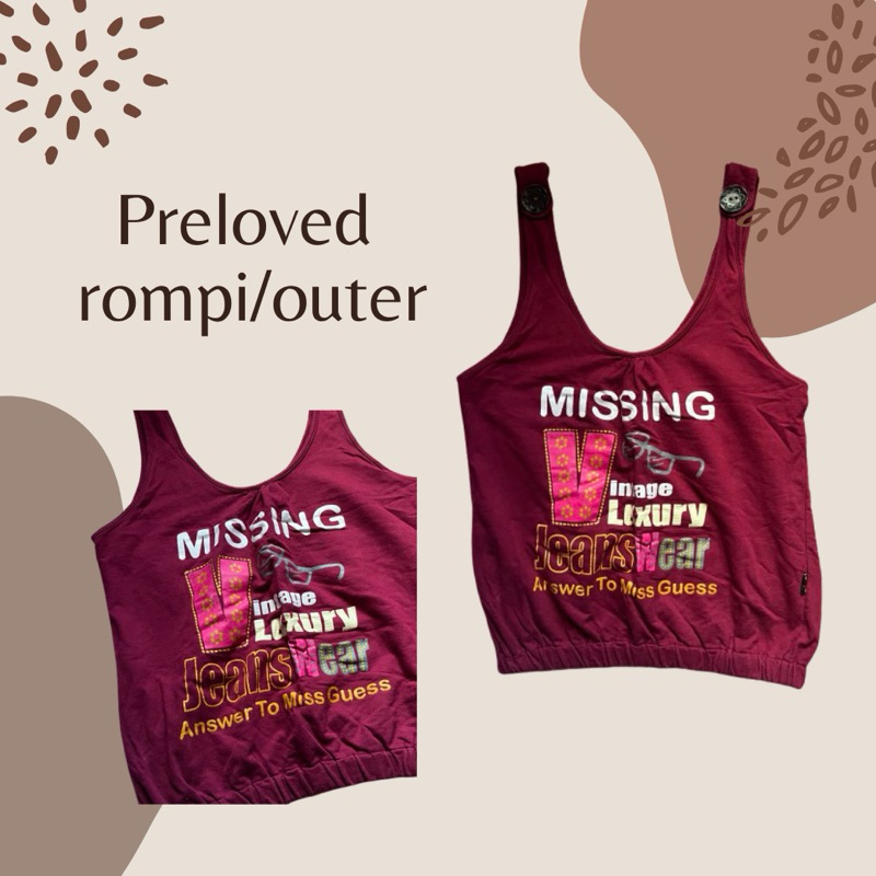 Preloved rompi