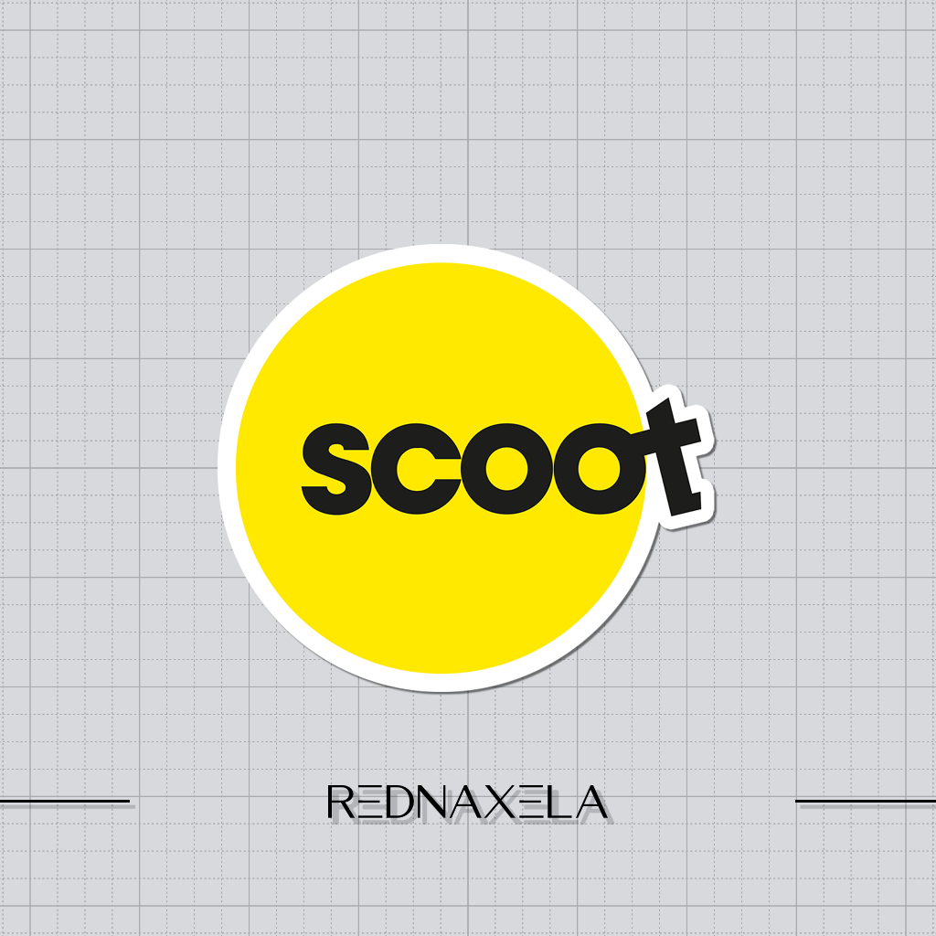 

Stiker Vinyl Scoot Airlines Stiker Koper Outdoor Waterproof Sticker
