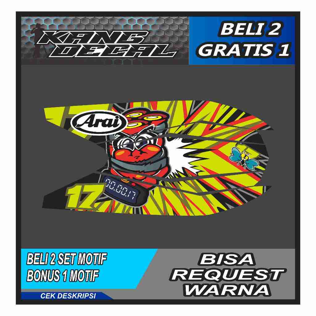 Water Decal Sticker CVT Motif KAREL ABRAHAM
