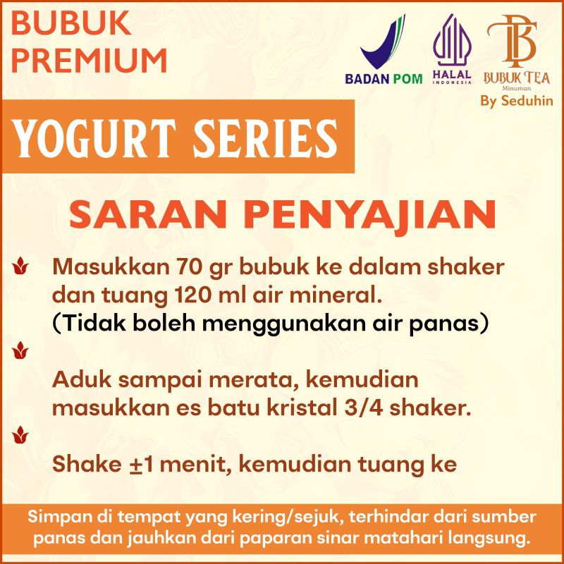 

RB Bubuk Minuman Yogurt Melon 1kg