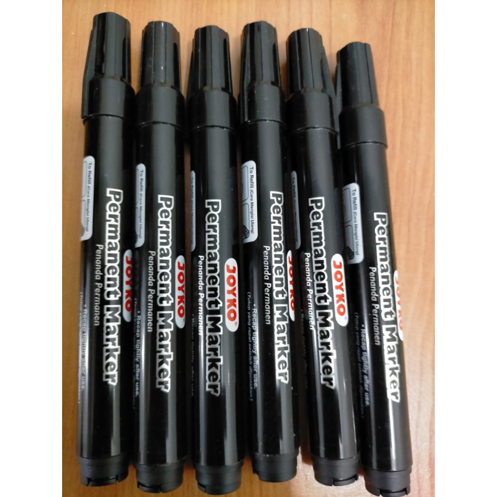 

Permanent Marker Spidol Permanen Joyko Free Refill ( PCS )