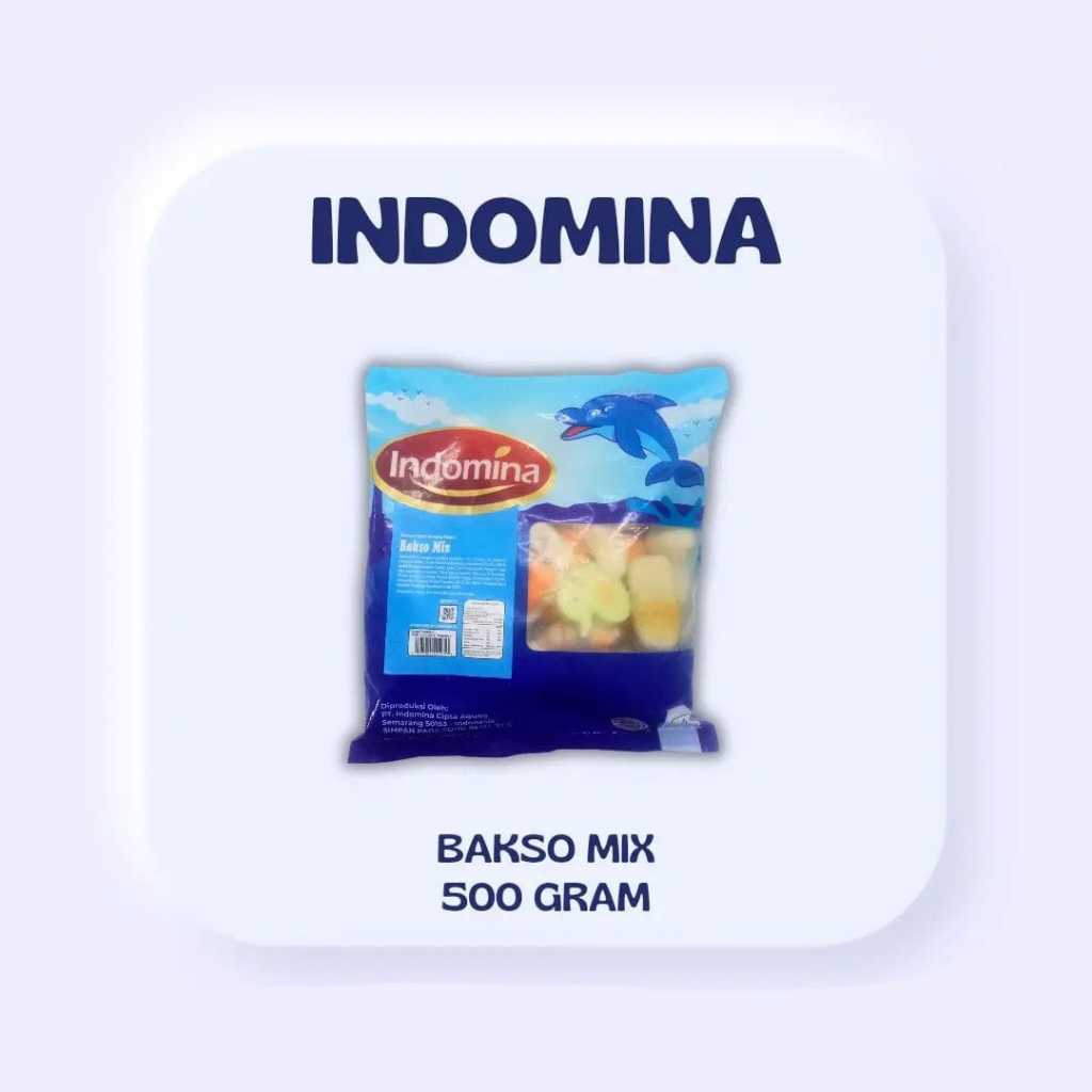 

ADDRIELLA Indomina Bakso Mix 500gr | Indomina/Frozenfood/Frozenfood Murah