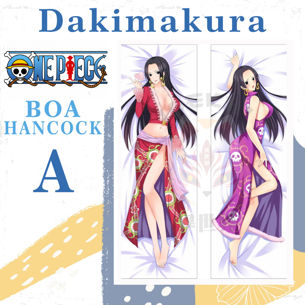 DAKIMAKURA BOA HANCOCK One Piece - Sarung bantal Waifu Anime One Piece BOA HANCOCK
