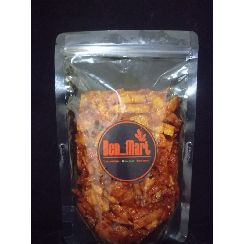 

Kripik Singkong Lengket 250gr Pedas Manis/Kripik Balado/Kripik Singkong Pedas Manis