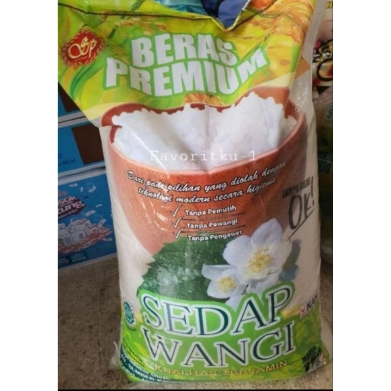 

Beras Premium SEDAP WANGI 25 kg, Kualitas Terjamin.Produksi: Sumber Pangan-KediriTanpa Pemutih/Pengawet/Pewangi. Via Cargo/JNE